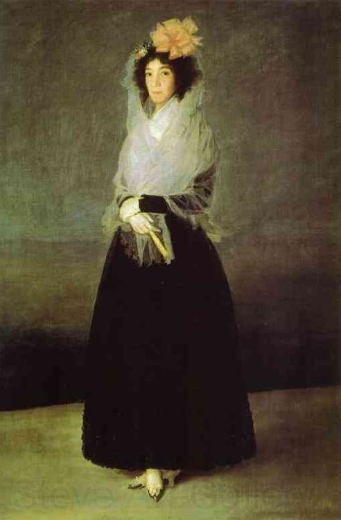 Francisco Jose de Goya The Countess of Carpio, Marquesa de la Solana. Norge oil painting art